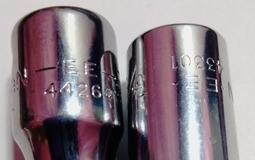 Craftsman 43301 EE 3/8″ 12pt Deep Socket & 44264 EE 3″ Extension, Both 3/8″ Dr.