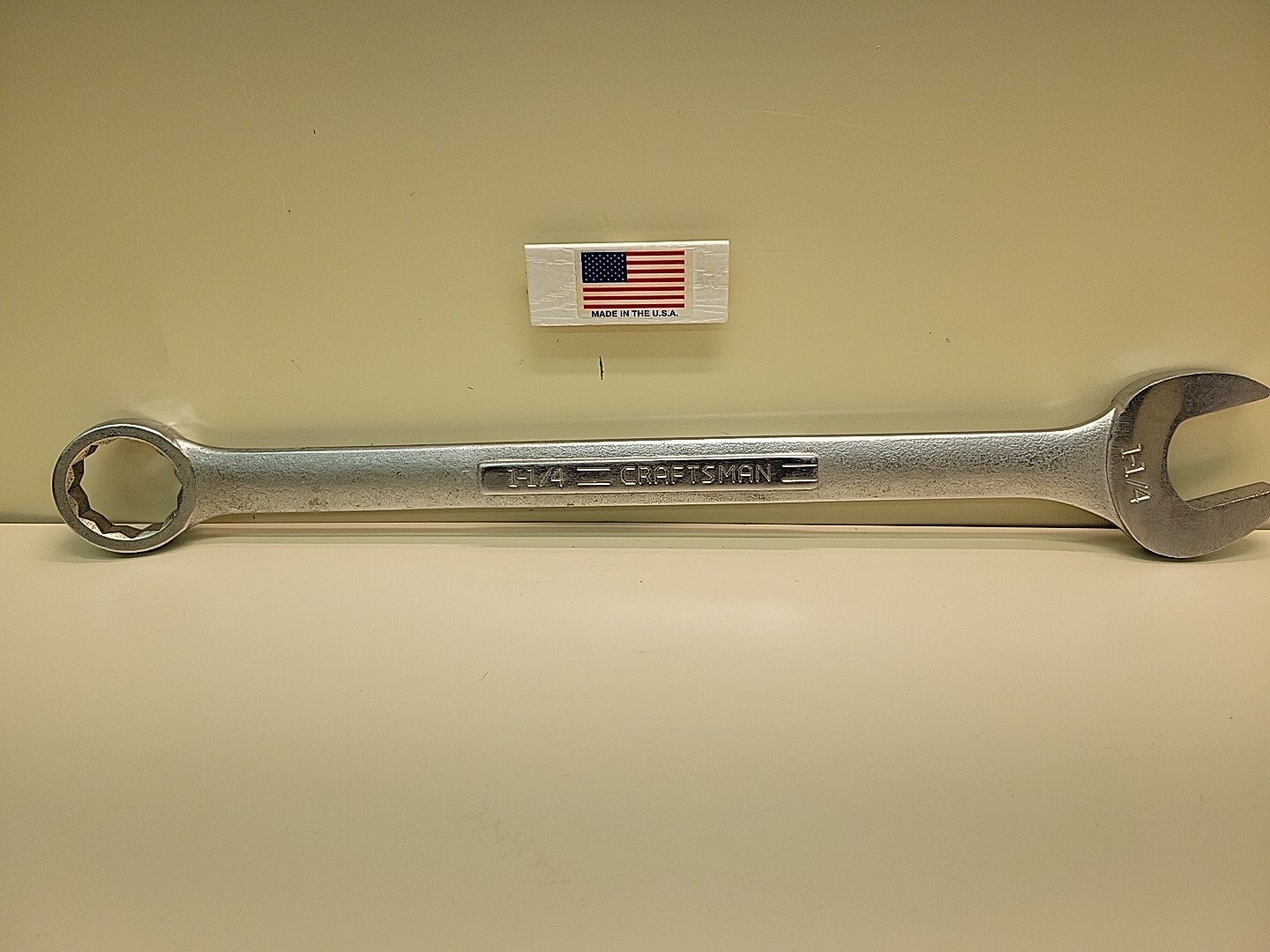 Craftsman 44708 Series VV 1-1/4″ Combination Wrench New Old Stock USA