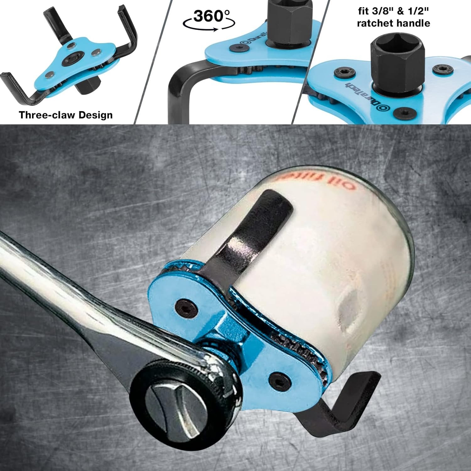 Professional Stainless Steel Oil Filter Tool Set