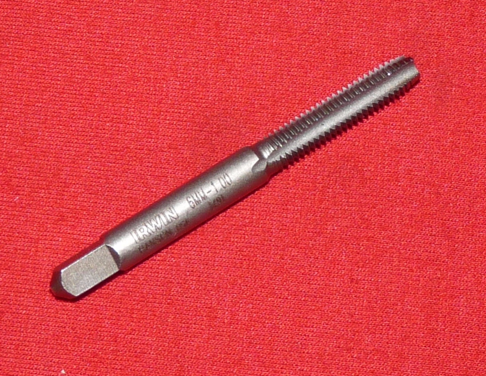 M6 X 1.0 Metric 6MM Plug CS Hand Tap 4FL USA Irwin 1727