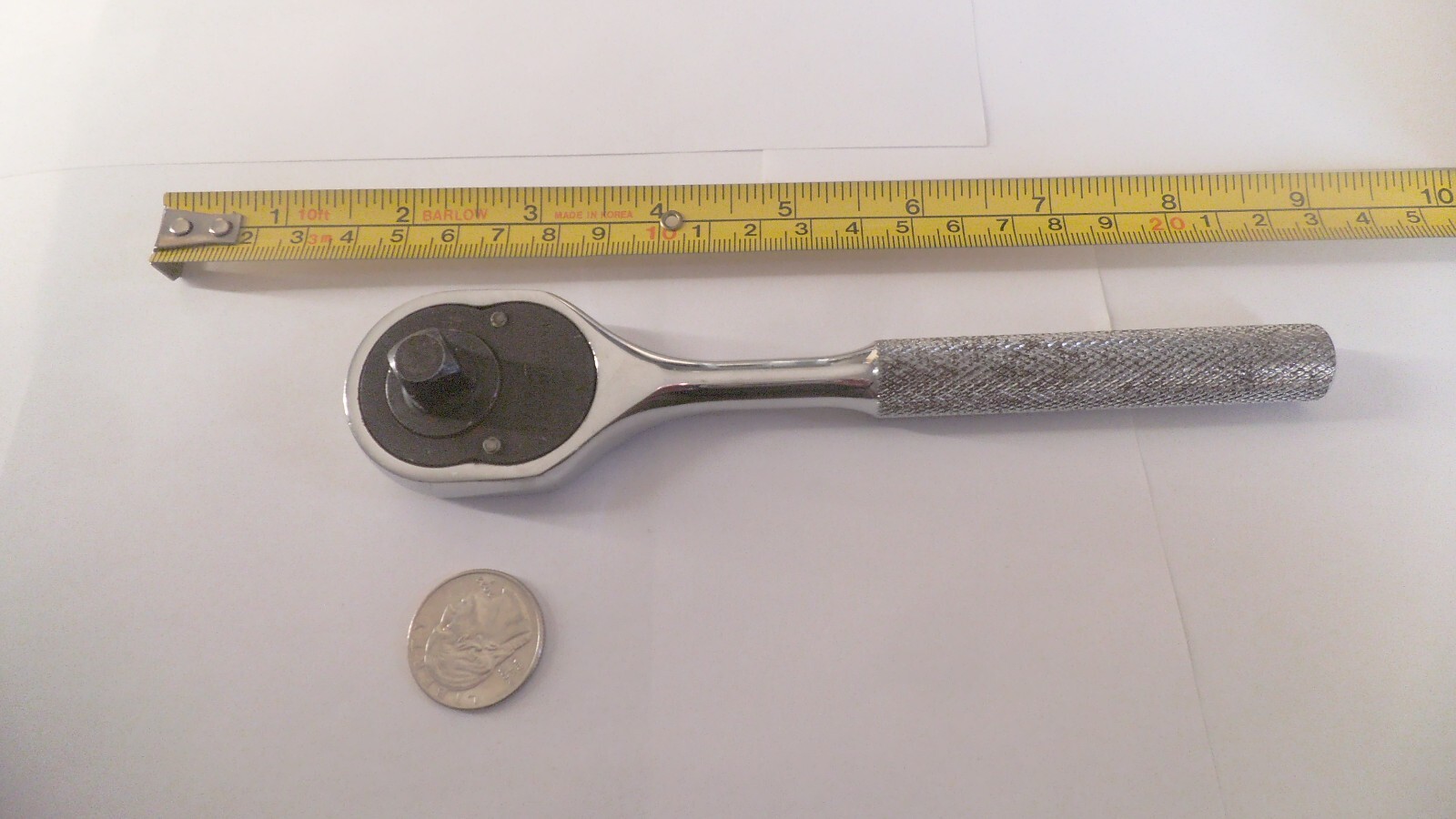 Vintage Proto 3/8 drive ratchet USA made 5249 knurled handle