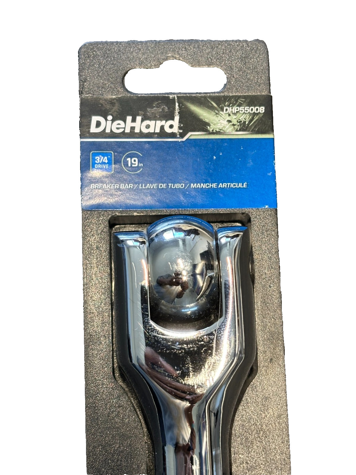 Diehard 3/4 inch Drive – 19″ Breaker Bar with Flexible Head – New