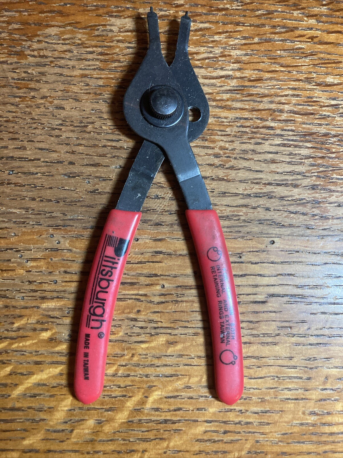 Pittsburg Tools Snap Ring Pliers Straight Tip Vinyl Handle