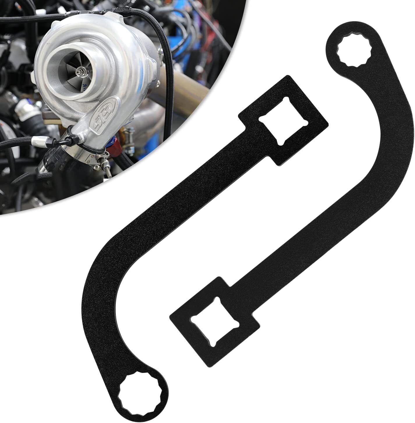 12MM & 15MM Turbo Charger Bolt Wrench Tool Set For Cummins ISB 5.9L 6.7L Diesel