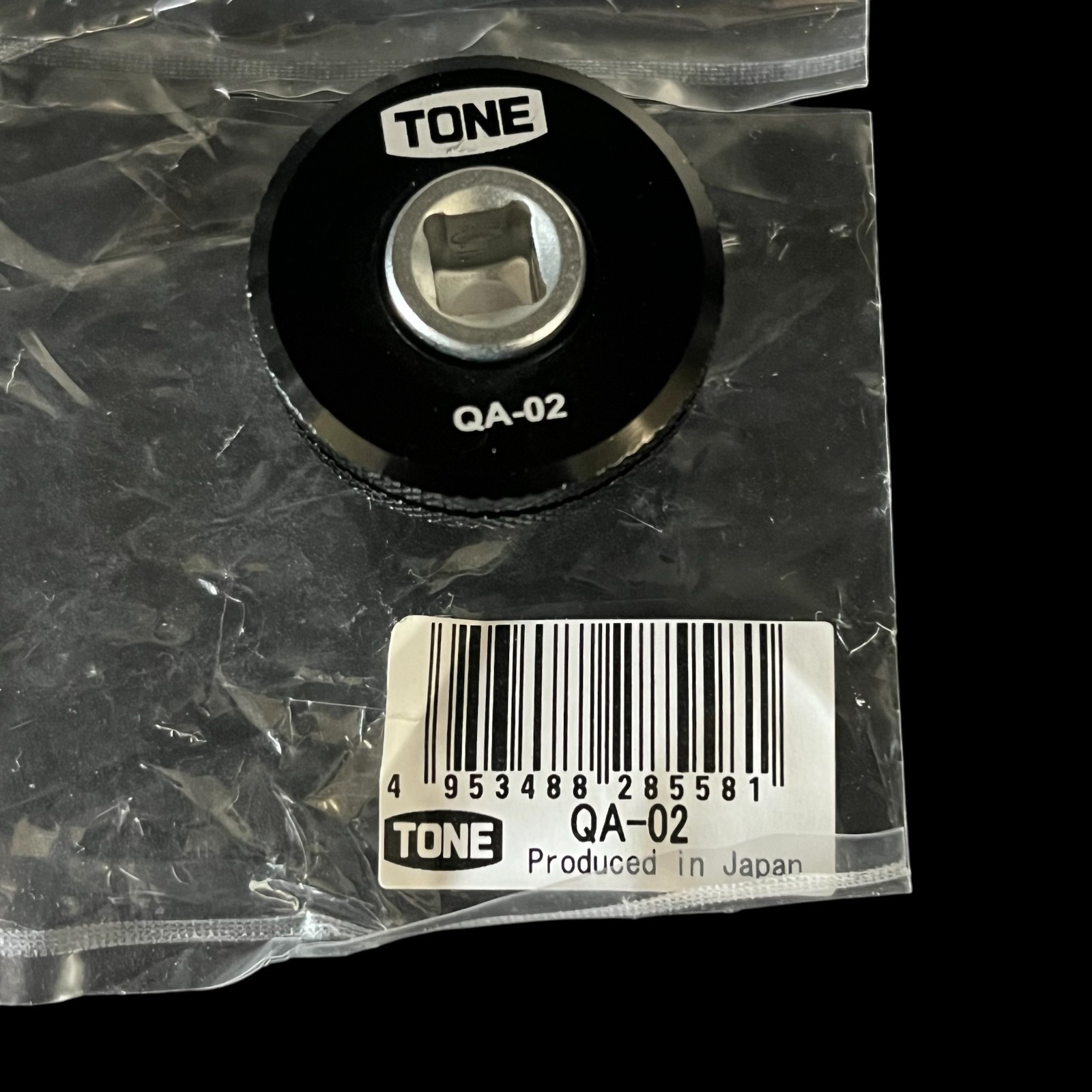 Tone QA-02 quick adapter | 1/4″ drive ratchet spinner | Made in Japan