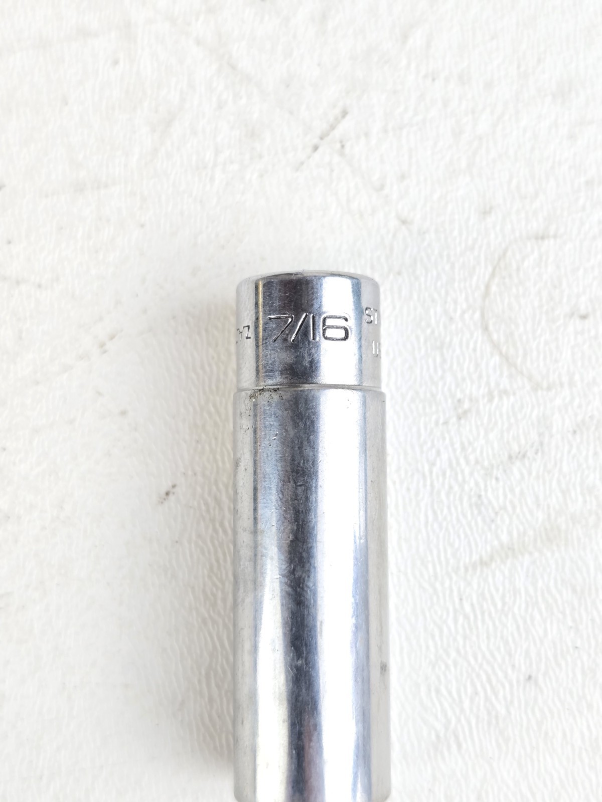 Snap-on Tools USA 1/4″ Drive 7/16″ SAE 6 POINT Deep Chrome Socket STM14