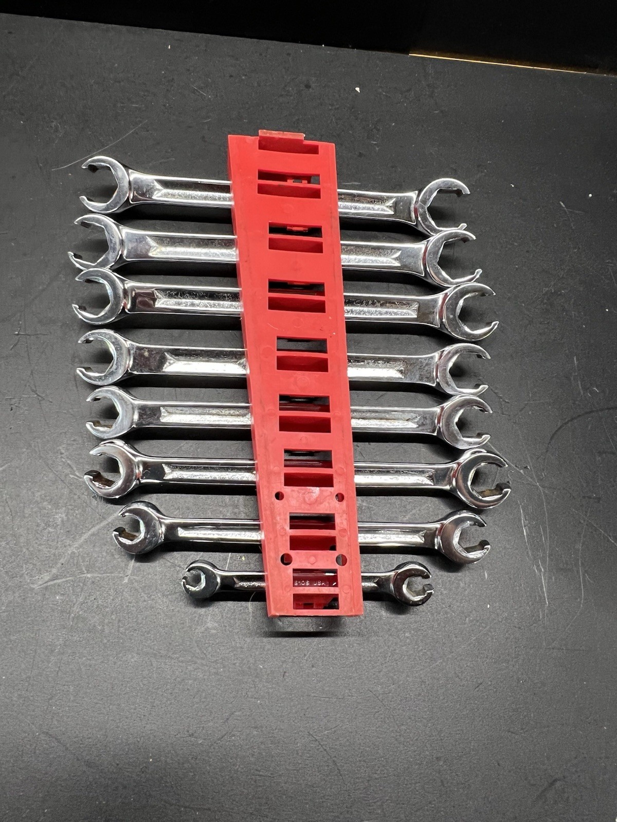 SNAP-ON 8 STD & METRIC DOUBLE END FLARE NUT WRENCH SET RXM SERIES