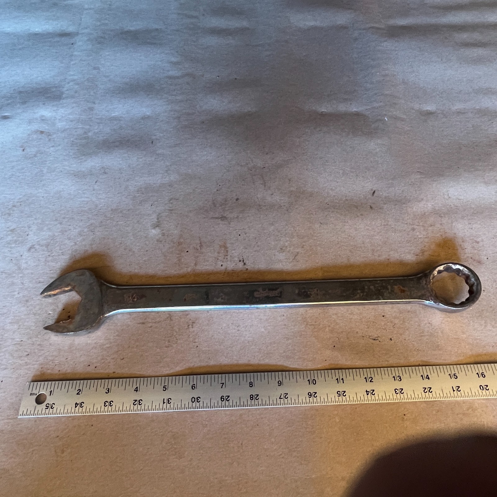 Bonney 1-1/4″ Inch Combination Wrench 12pt Model 1173 Chrome Finish USA