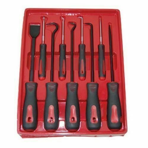9pcs Scraper Hook and Pick Tool Set Car Removal Tool O Rings Seals Rubber HA51