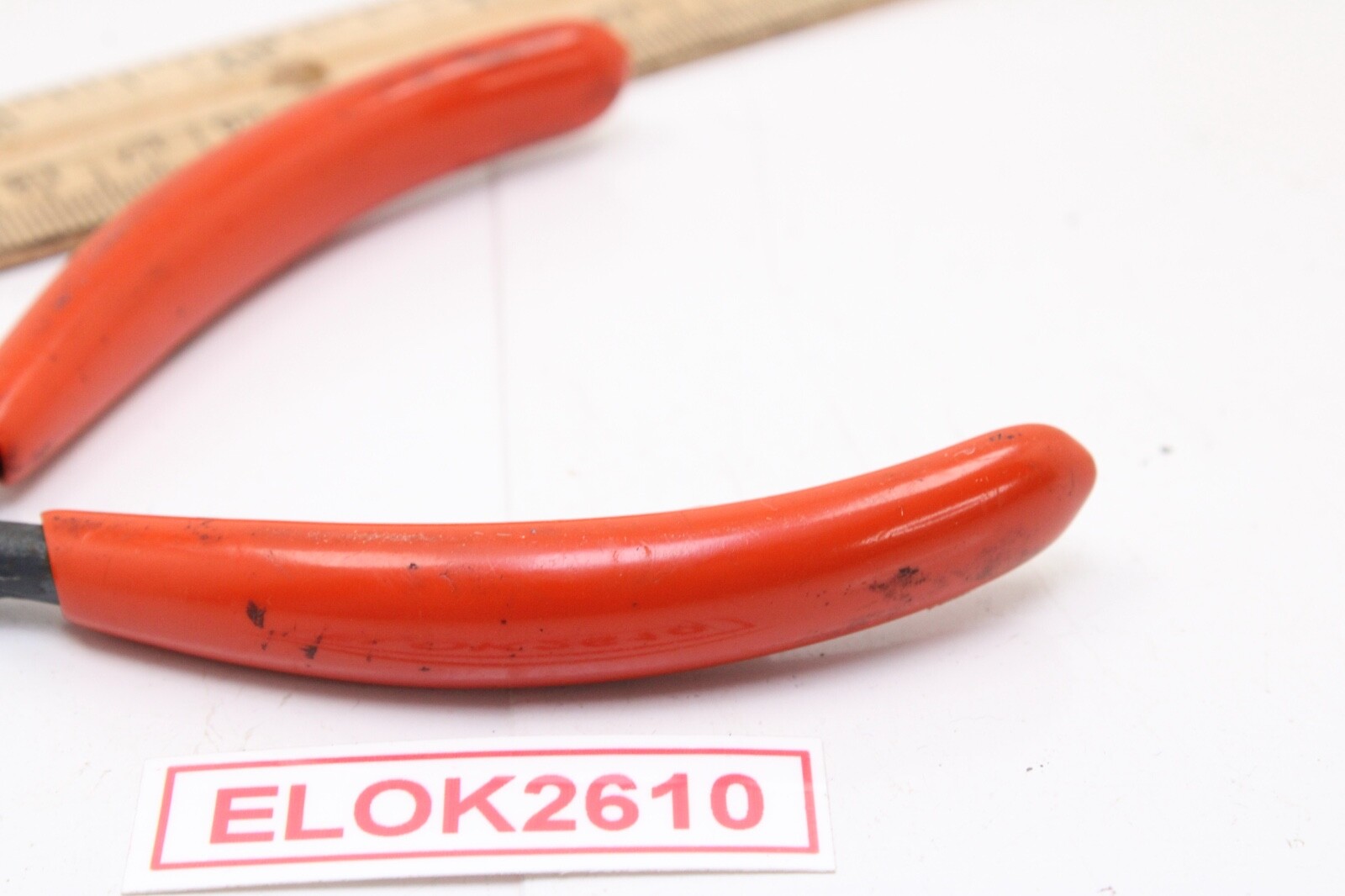 Jensen 1B007 4-1/2″ Miniature Needle Nose Red Rubber Handle Pliers USA