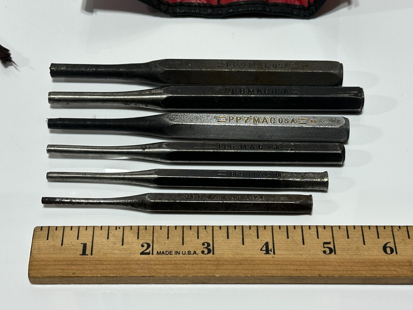 MAC Tools USA SMP60K 6pc Starter Punch Set PP4-9 in KB137 Kit Bag