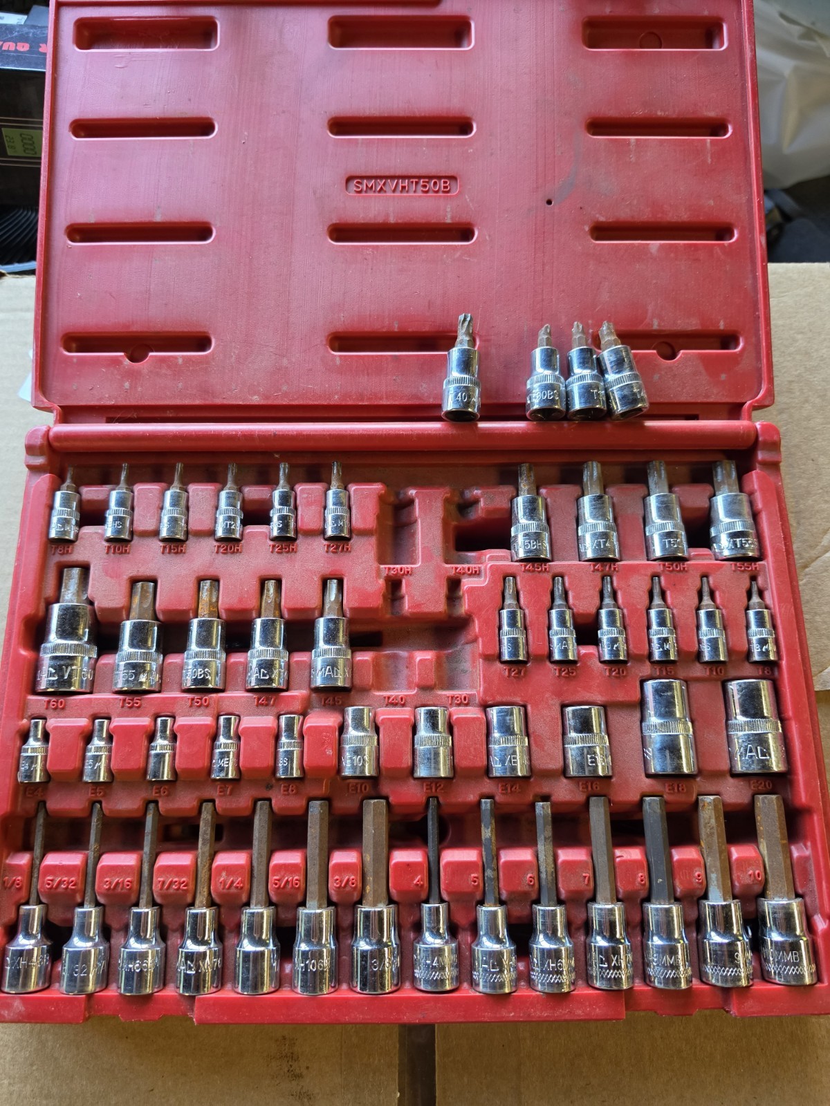 Mac 50-PC. Master Hex and Star Bit Driver Set (SMXVHT50B)