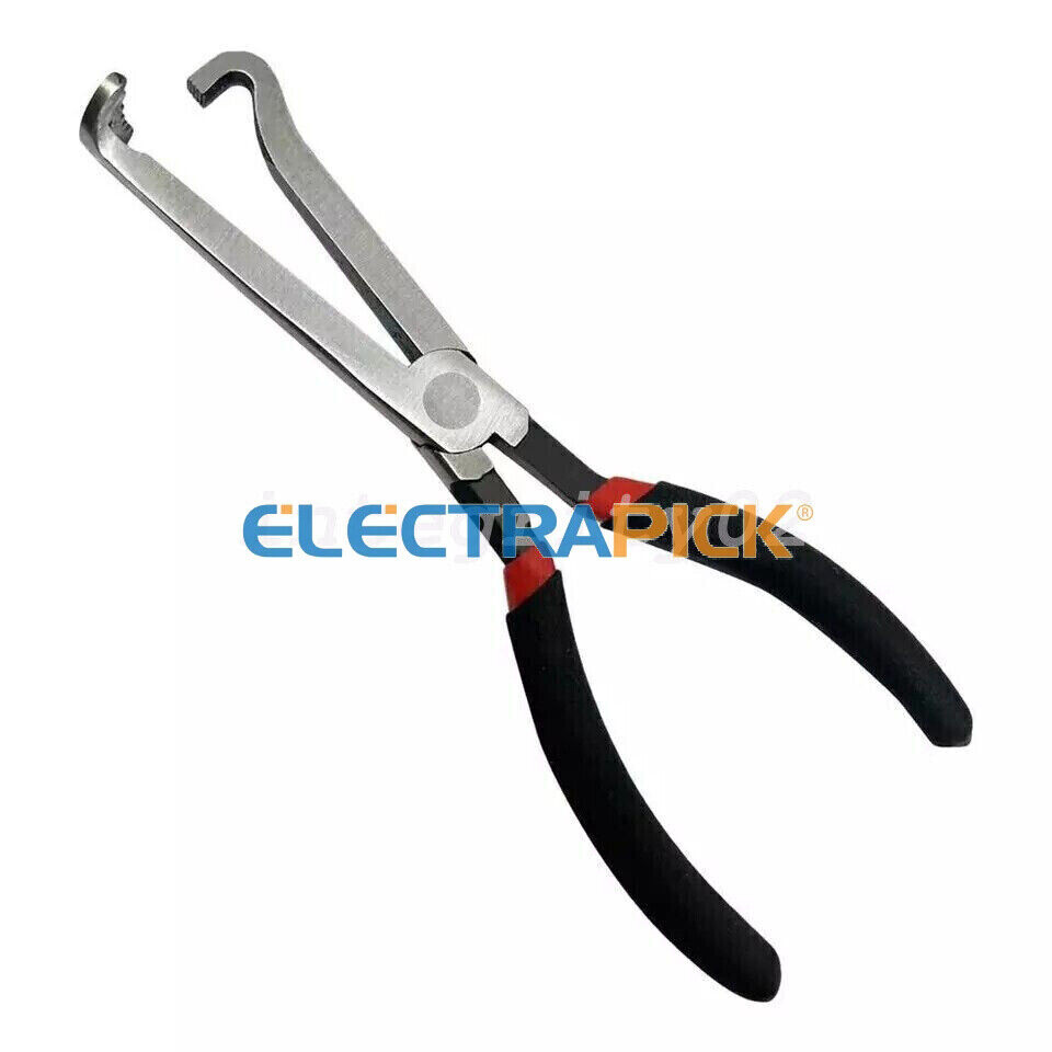 8Inch Electrical Disconnect Pliers Fuel Line Clip Spark Plug Removal Repair Tool