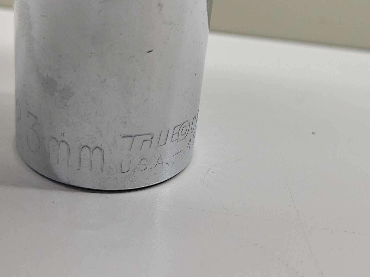23mm Socket 1/2″ Drive 12 Point TrueCraft 45223 New Old Stock USA Made