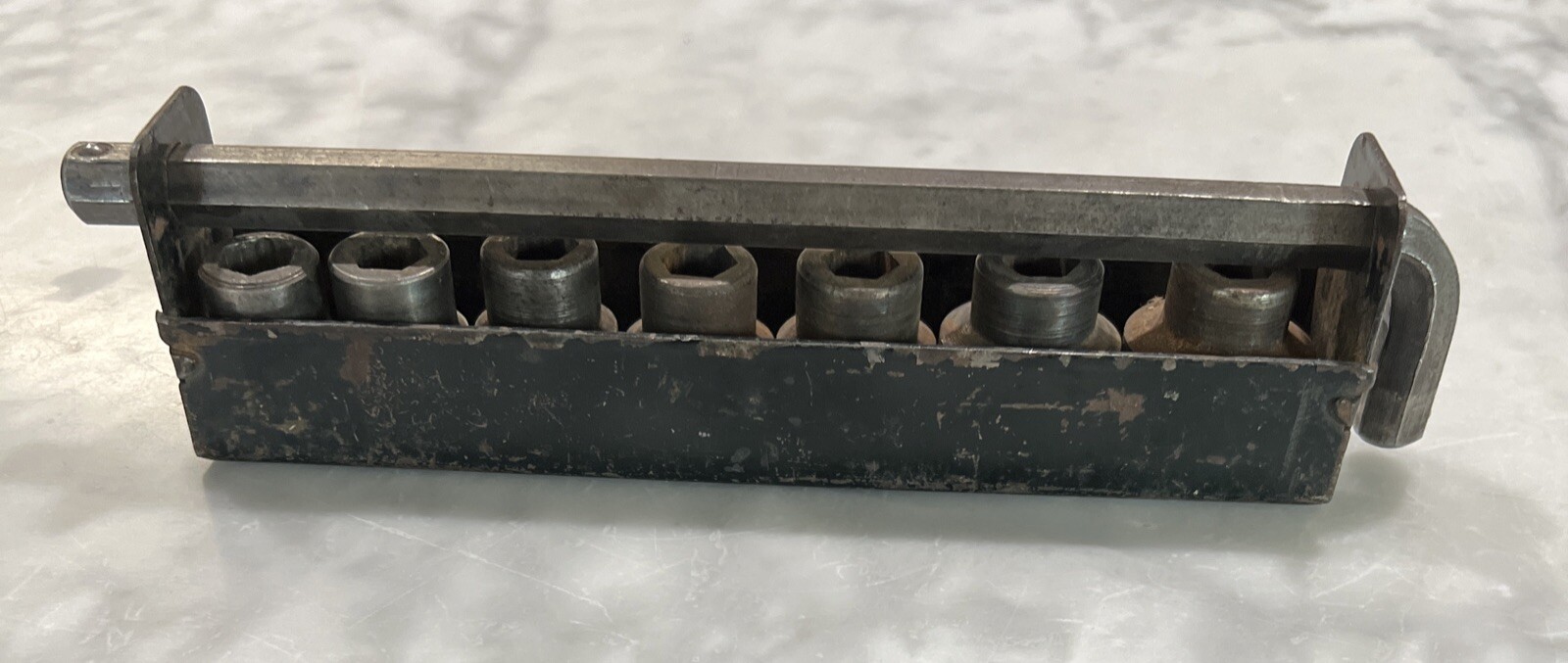 Vintage Hexagon Socket Set Tray Unbranded Unmarked