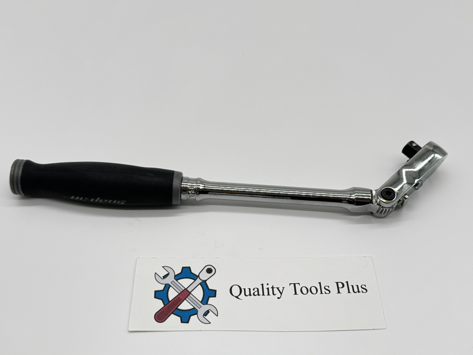 Snap-On Tools NEW FHLX80B 3/8 Dr Soft Grip Long Locking Head Ratchet Dk Titanium