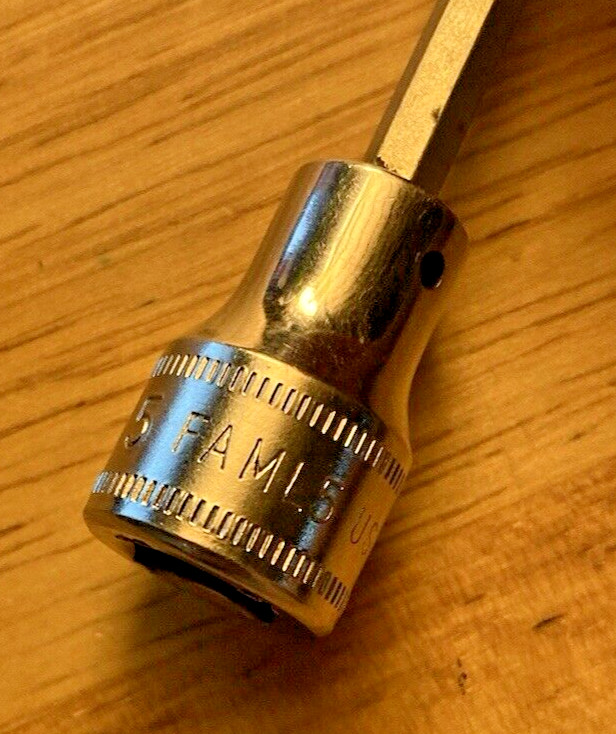 Snap-On Tools FAML 5 3/8″ Drive Metric 5 mm Long 6-inches Long Hex Socket Driver