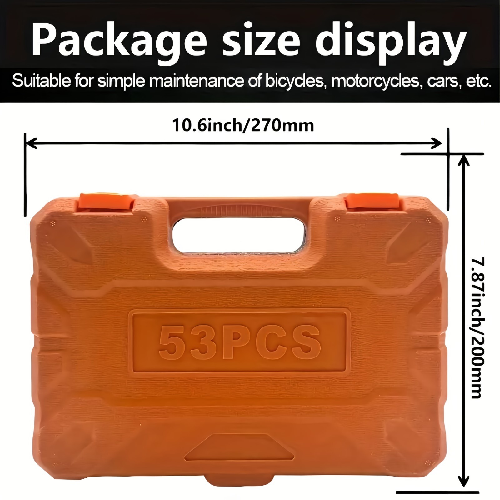 53/82/121/151PCS Heavy-duty Stainless Steel Socket Wrench Set