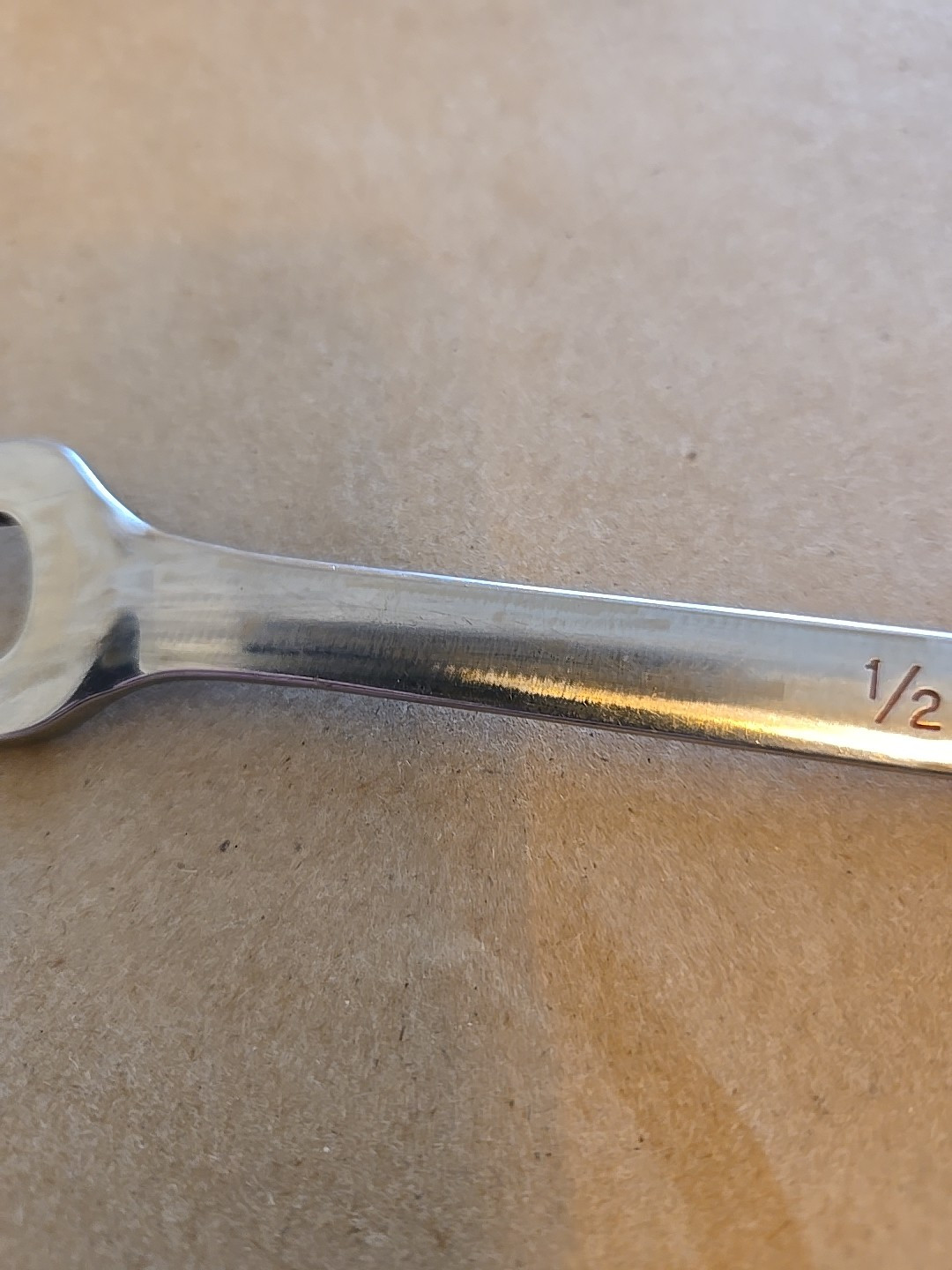 Snap On 1/2″-9/16″ SAE Chrome Low Torque Slime Line Open End Wrench LTA1618