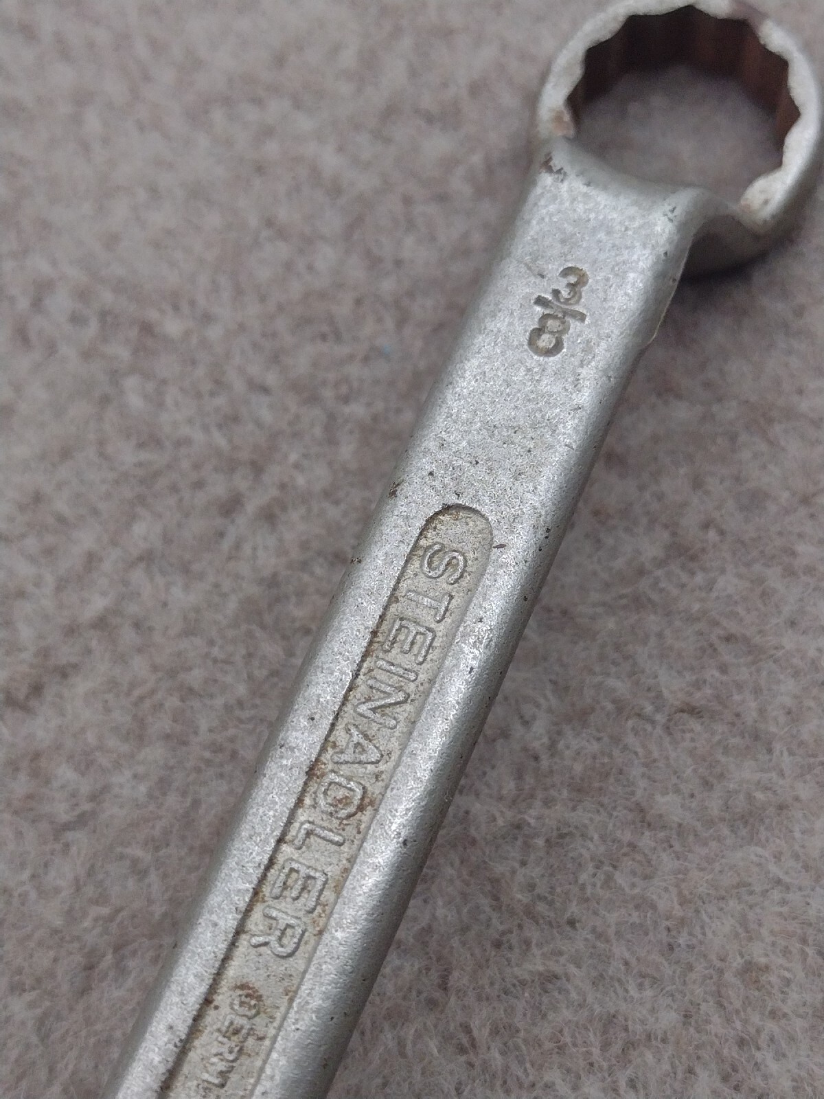 Steinadler Germany 5/16″ x 3/8″ Stubby Double End Box Wrench Offset 12pt Short .