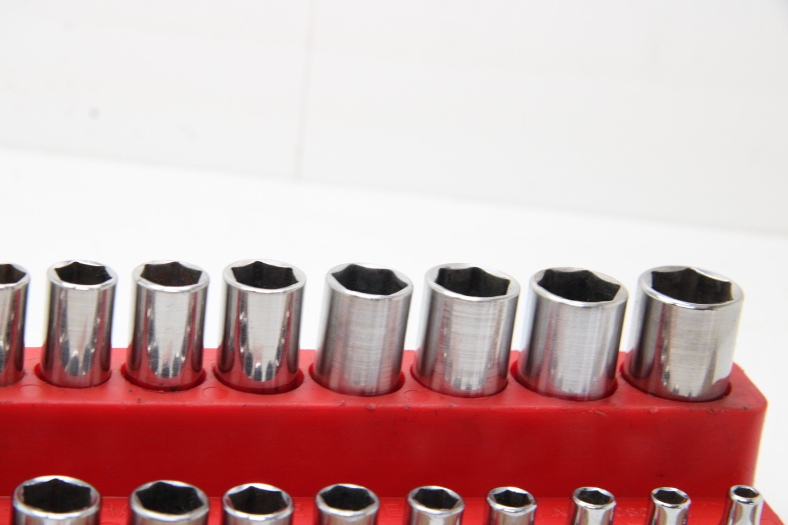 Snap On TMM & STMM 4-15mm 26 Piece 6 Point Shallow & Deep Chrome Socket Set USA