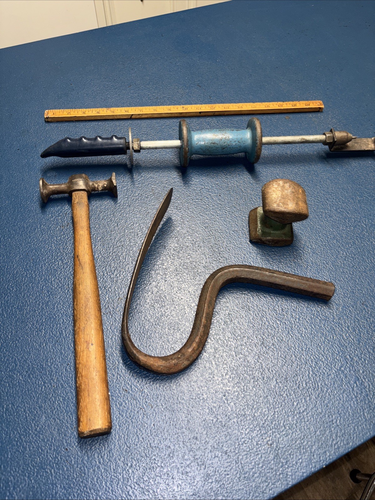 Ferguson D-1 LARGE Curved Slapping Spoon Tool AUTO BODY & Plumb Hammer & other