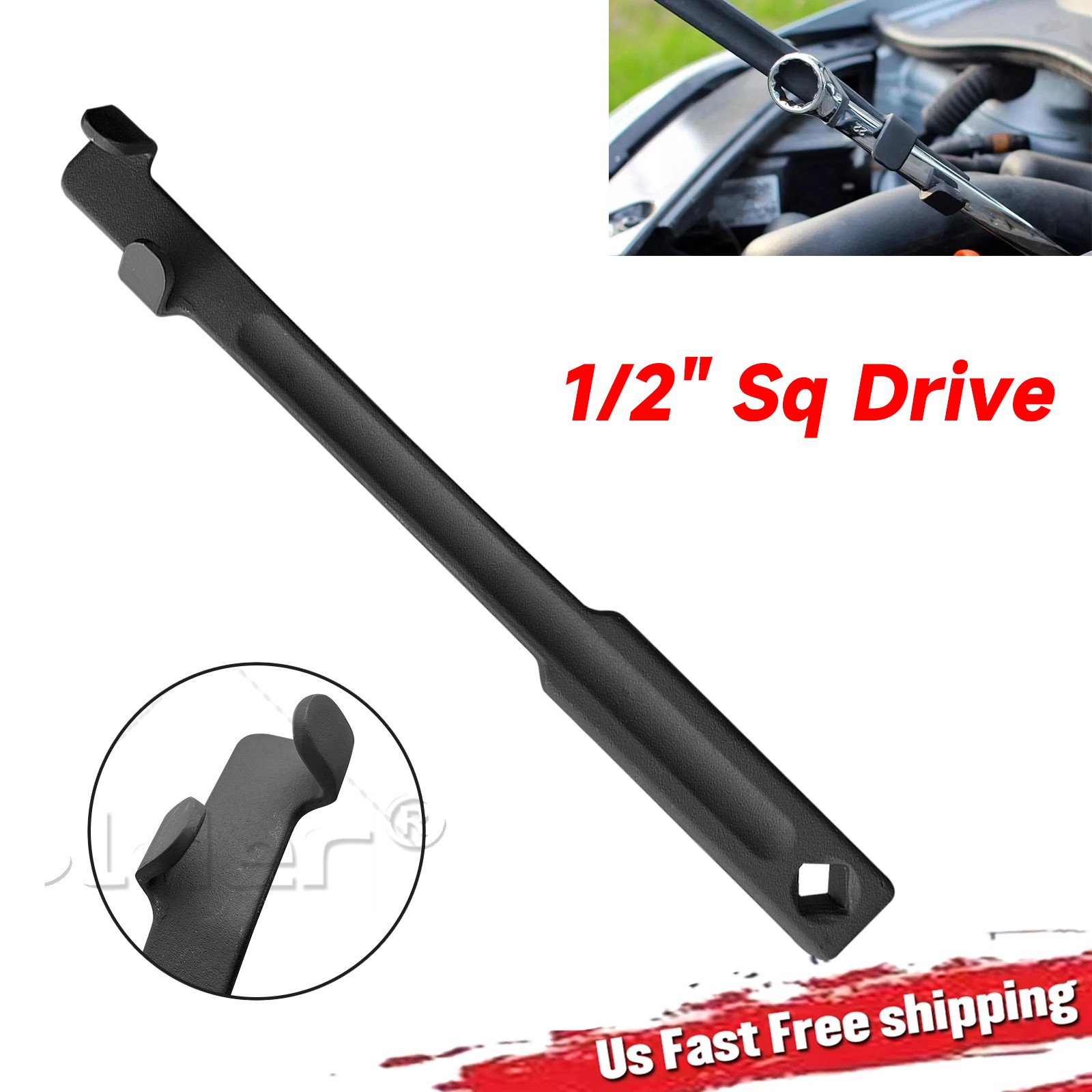 Mechanical wrench extension tool rod 1/2 torque wrench for open wrench extender
