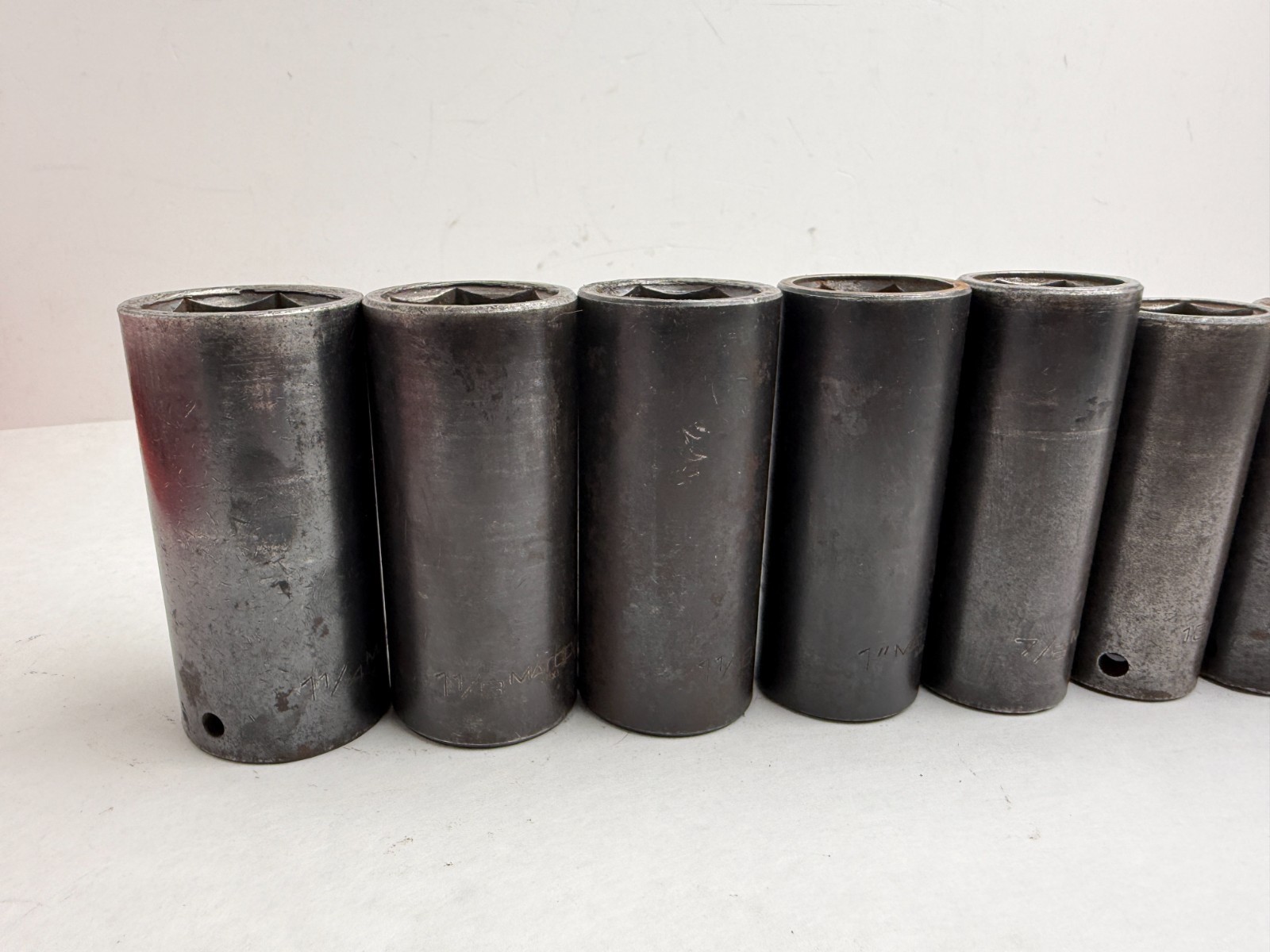 MAC Tools 10pc SAE 1/2” Deep Impact Socket Set 6 Point 1/2″ – 11/4″