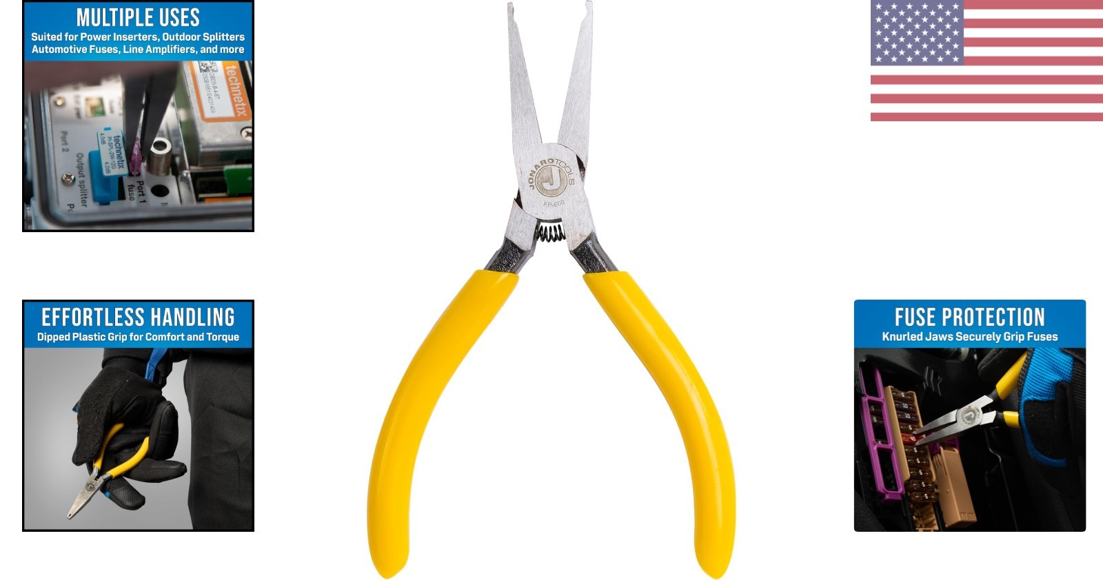 Compact 5-Inch Fuse Puller Tool with Cushion Grip – Ideal for Professionals