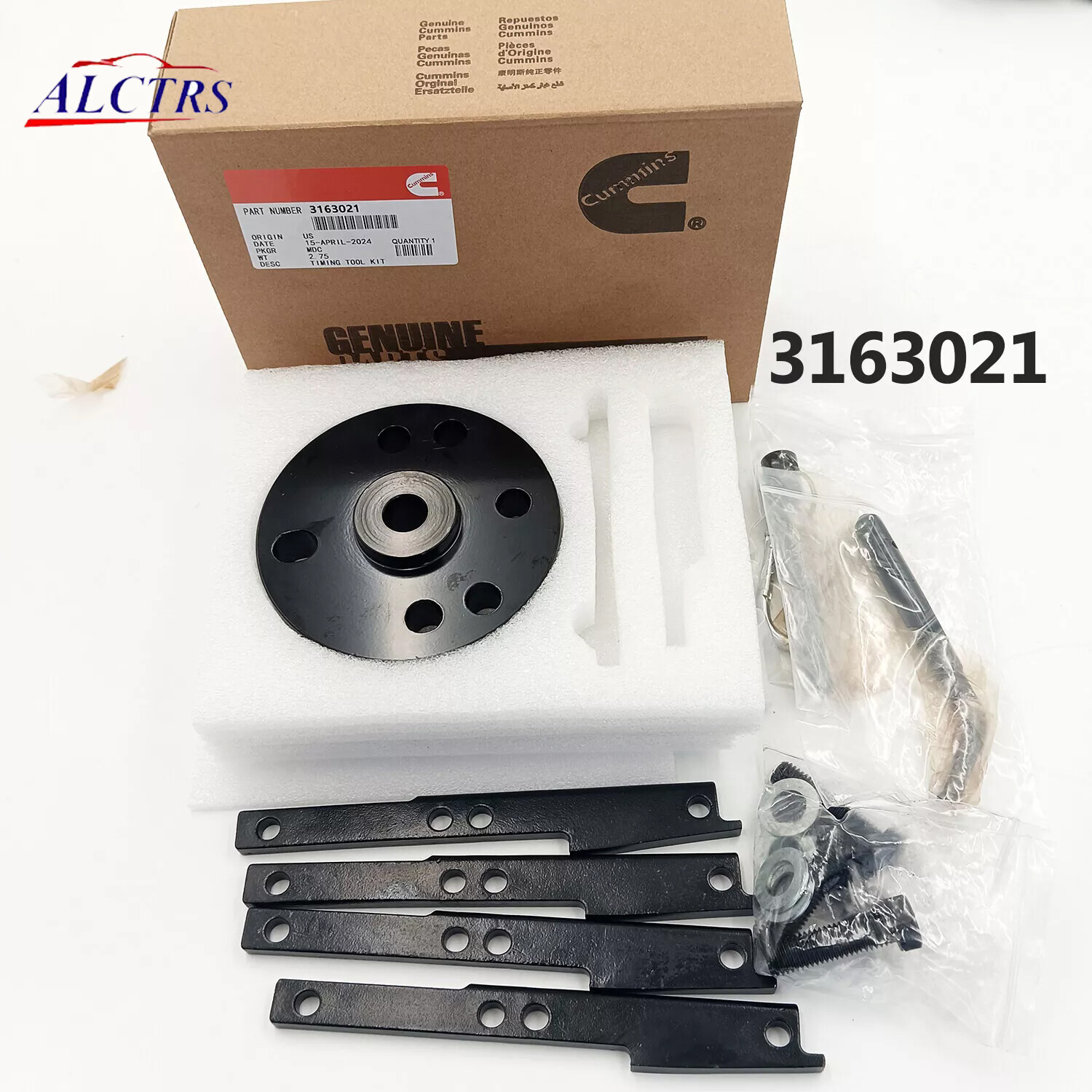 For Cummins ISX QSX Timing Injector Cam Gear Puller Tool Kit 3163021 3163069