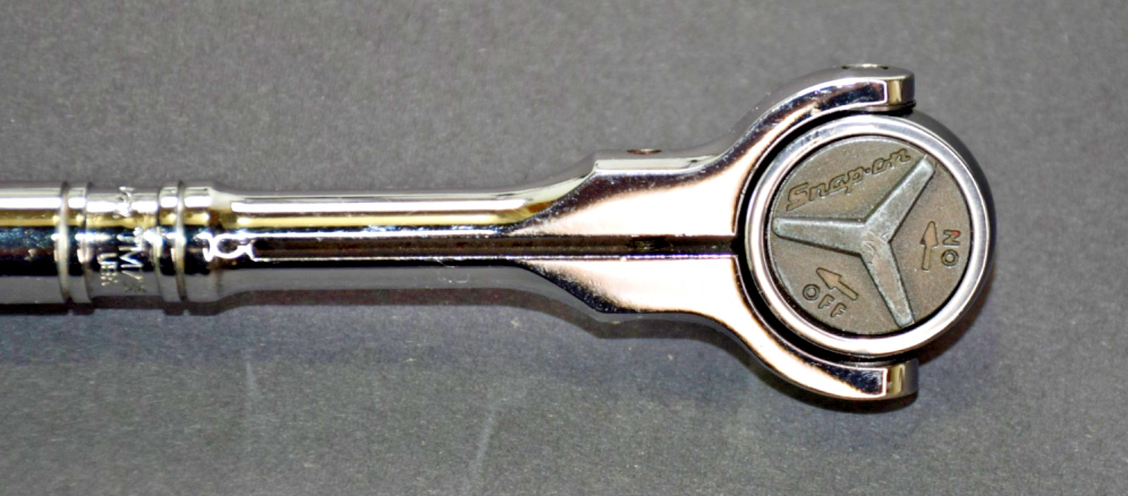 Snap On Tools TM738 1/4″ Drive Swivel Flex Roto Head Ratchet Rare Non Use, USA!