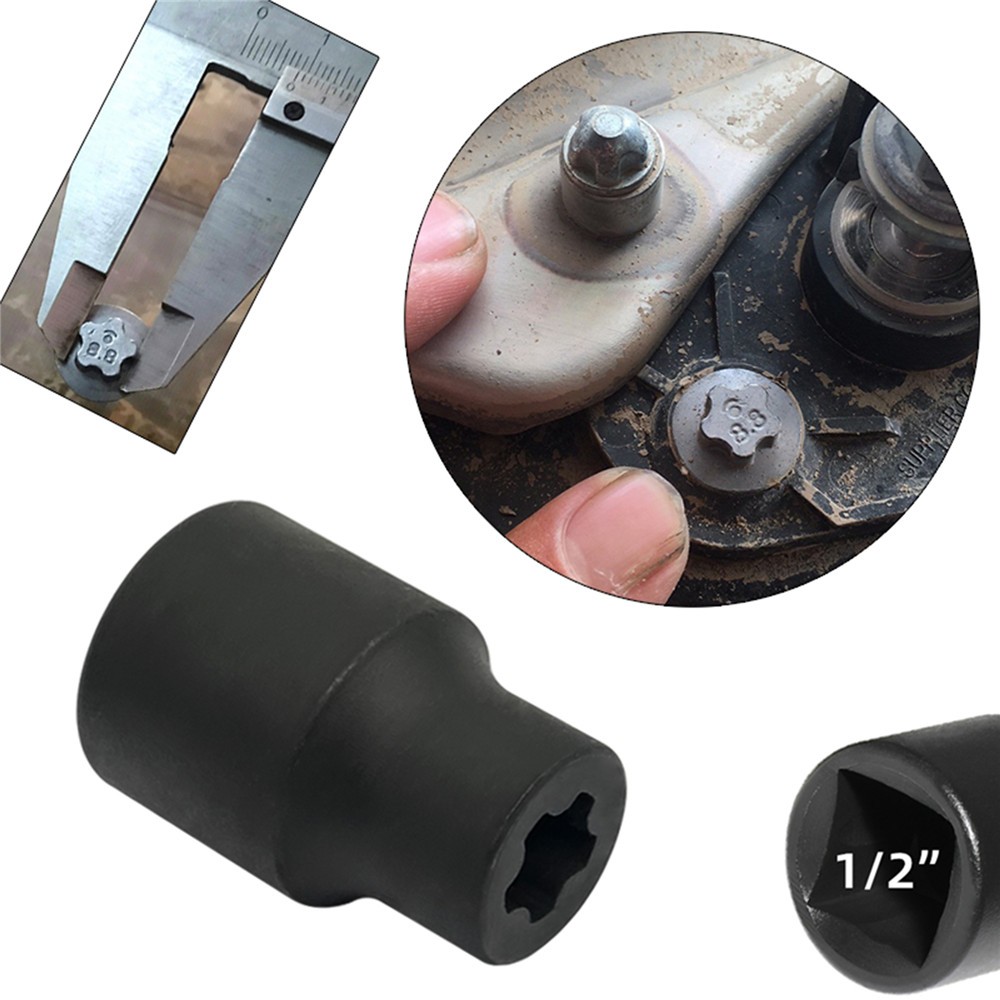 For Tesla Battery cover screw tool, five-flower screw sleeve, 5 tooth wrench