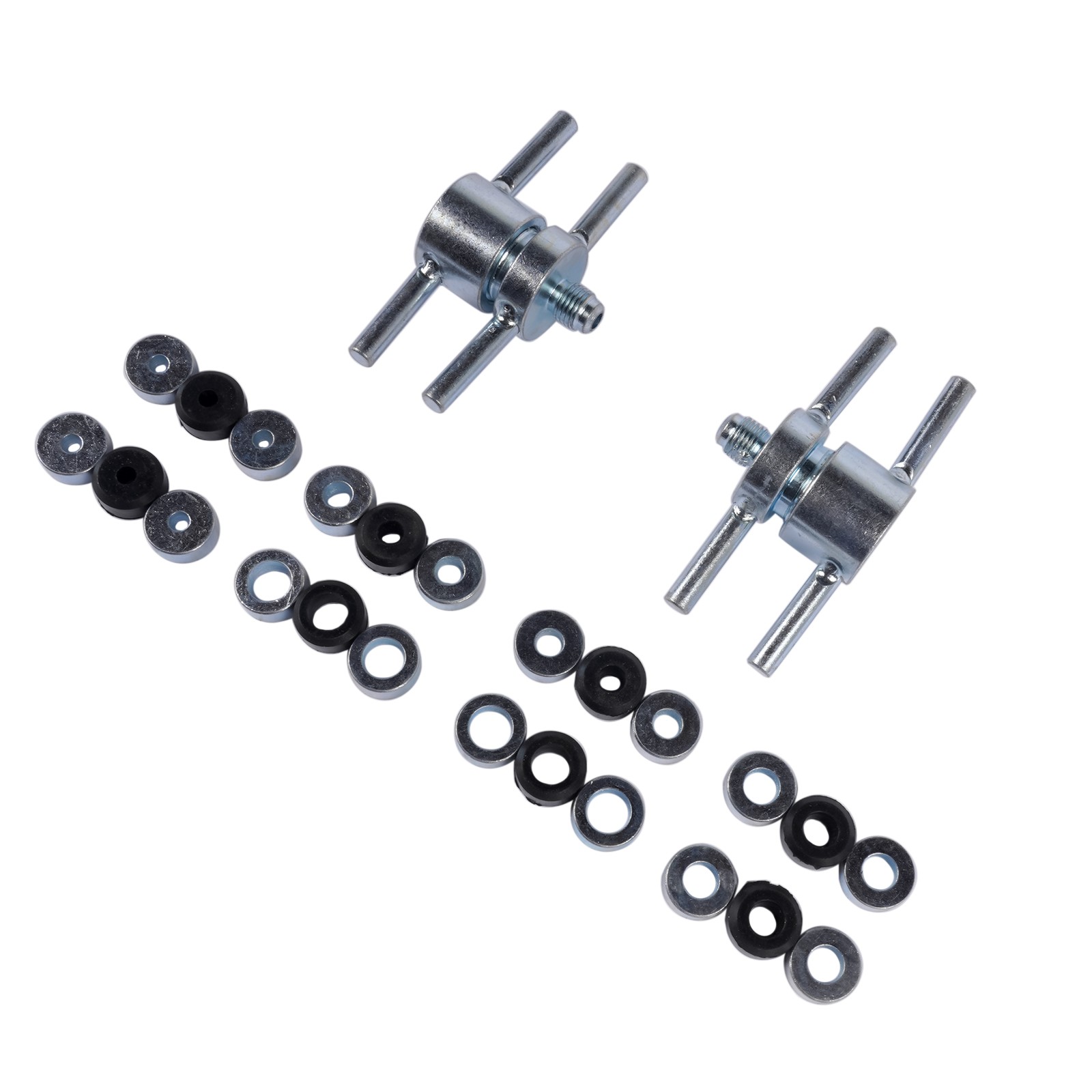 12458 Process Pipe Fitting Kit Adapter Kit for 3/16″ 1/4″5/16″ 3/8″Copper Tubing