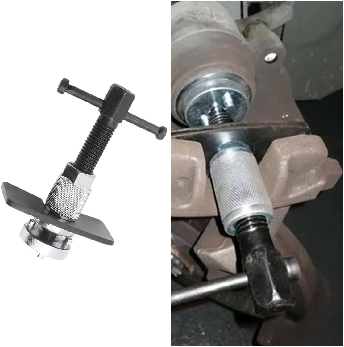 Brake Caliper Piston Rewind Tool, Car Rear Brake Pad Wind Back Tool,Right Handle