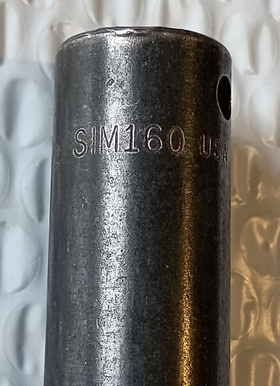 SNAP ON SIM160, 1/2″ DRIVE, 1/2″ IMPACT SOCKET, 3.2″ DEEP/HIGH, 6 POINT.