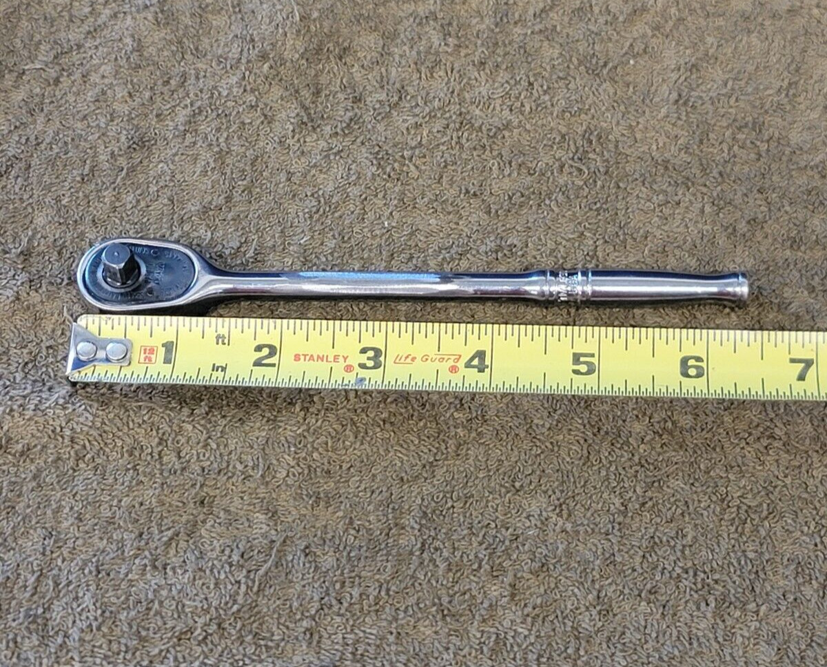 Snap-on TML830 Socket Ratchet 1/4″ Drive Long Handle 6.5″ USA