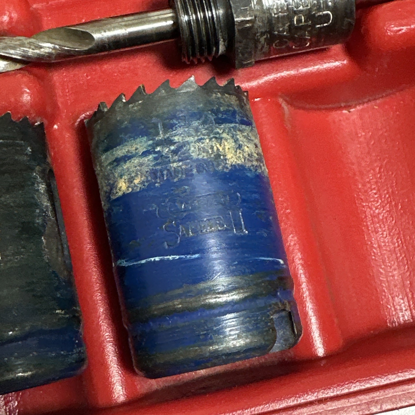 Matco Tools RC 9595 7 Pc Hole Saw Kit 7/8 to 1-1/2 Drill Bit Set USA Made