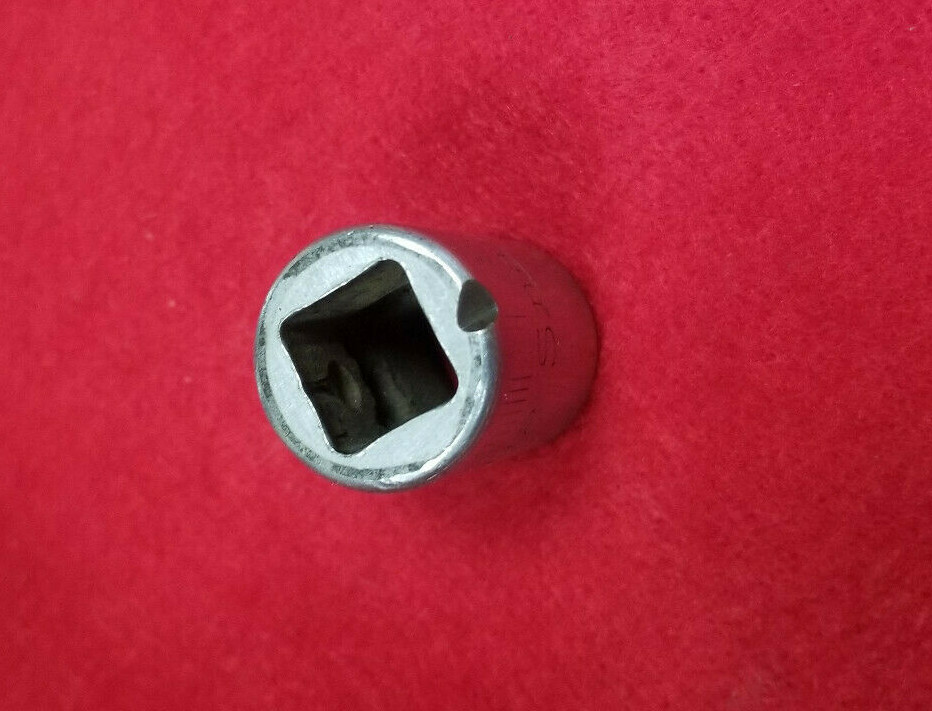 SNAP ON TOOLS Antique 3/8 DRIVE SAE. SHORT CHROME SOCKET Year 1937 S-9002