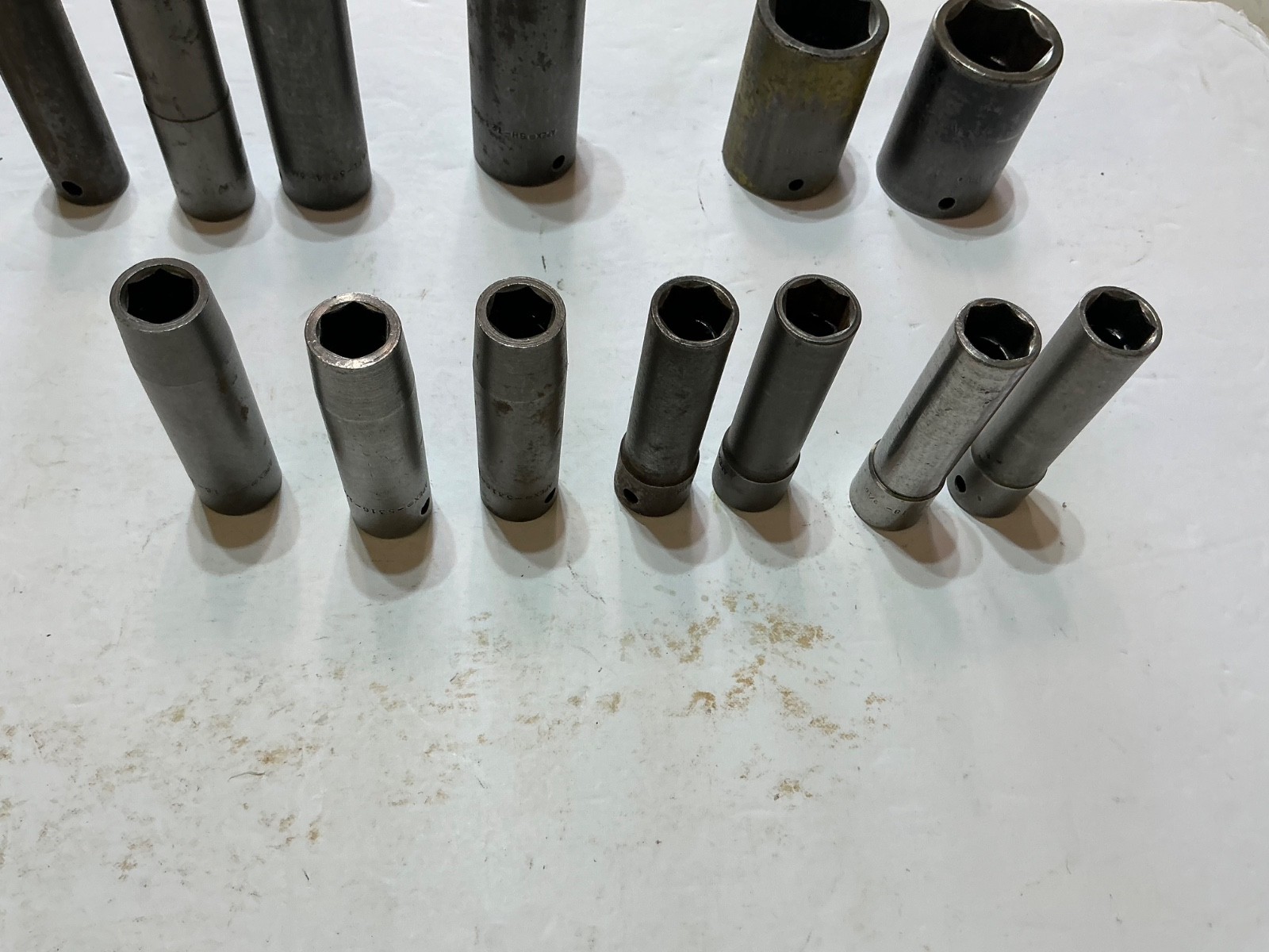 14 asst Apex 1/2″ drive deep impact sockets 6 and 12 pt all for $45 OBO