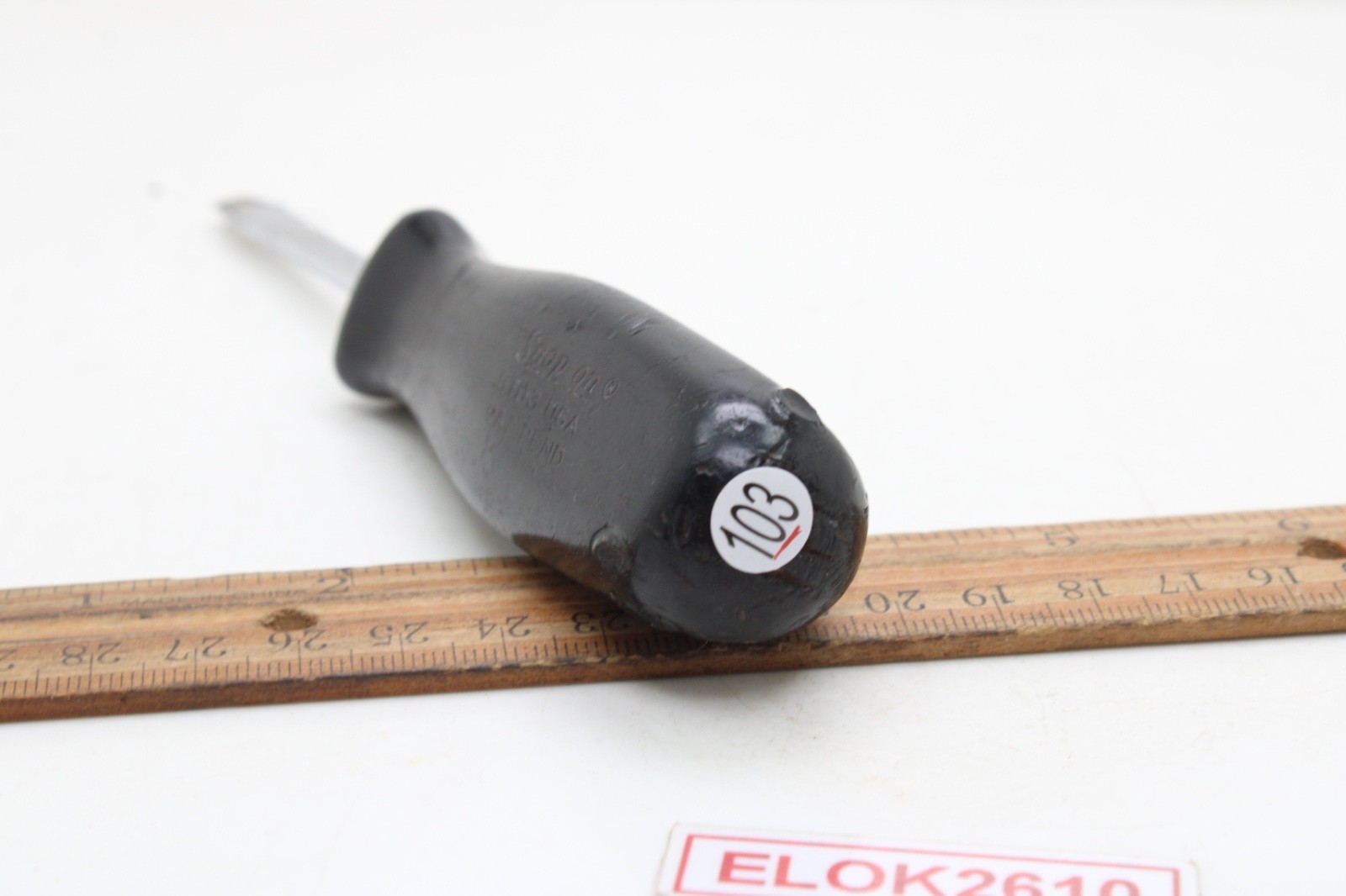 Snap-on STD3 3-Sided Handle Tri-Lobe 3/16” x 3″ Flat Slotted Screwdriver USA
