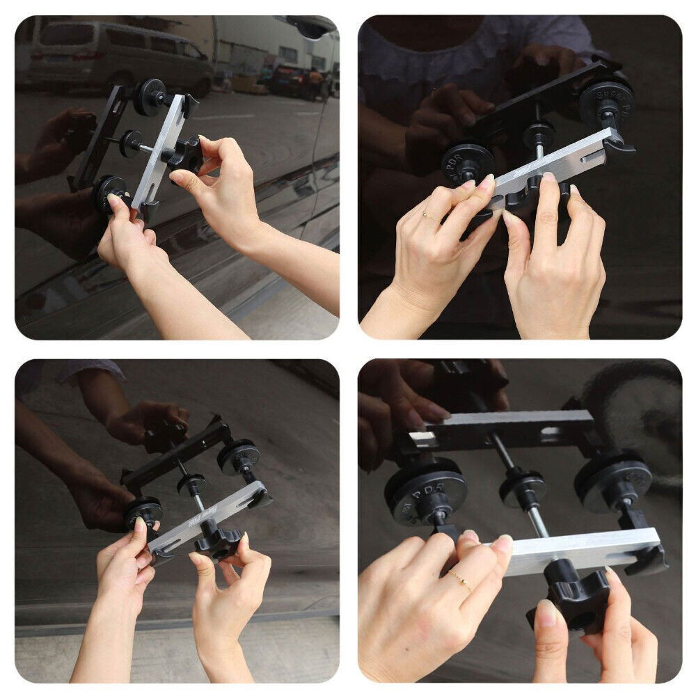 87PCS Car Dent Puller Repair Paintless Hammer Kit Removal Hail Lifter PDR Tools