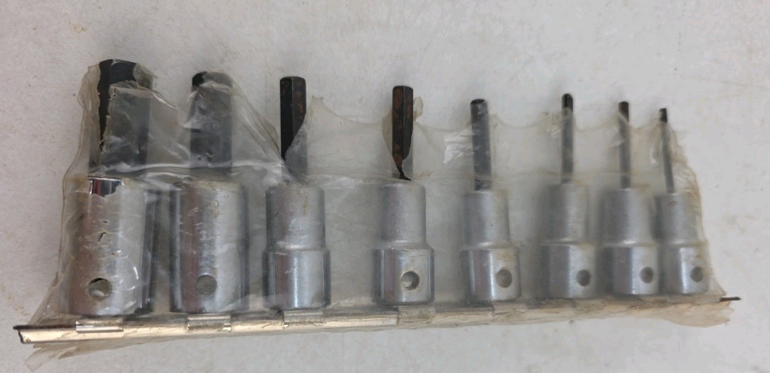 Wright 353 Metric Hex Allen Bit Socket Set 2-10mm NOS USA Factory Sealed 8 Pc