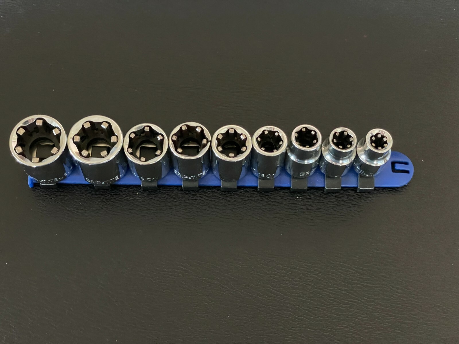 NO BOX Grip-Tite 9 Piece SAE Super Socket Nut Bolt Set 3/8″ Drive Model 172 NEW