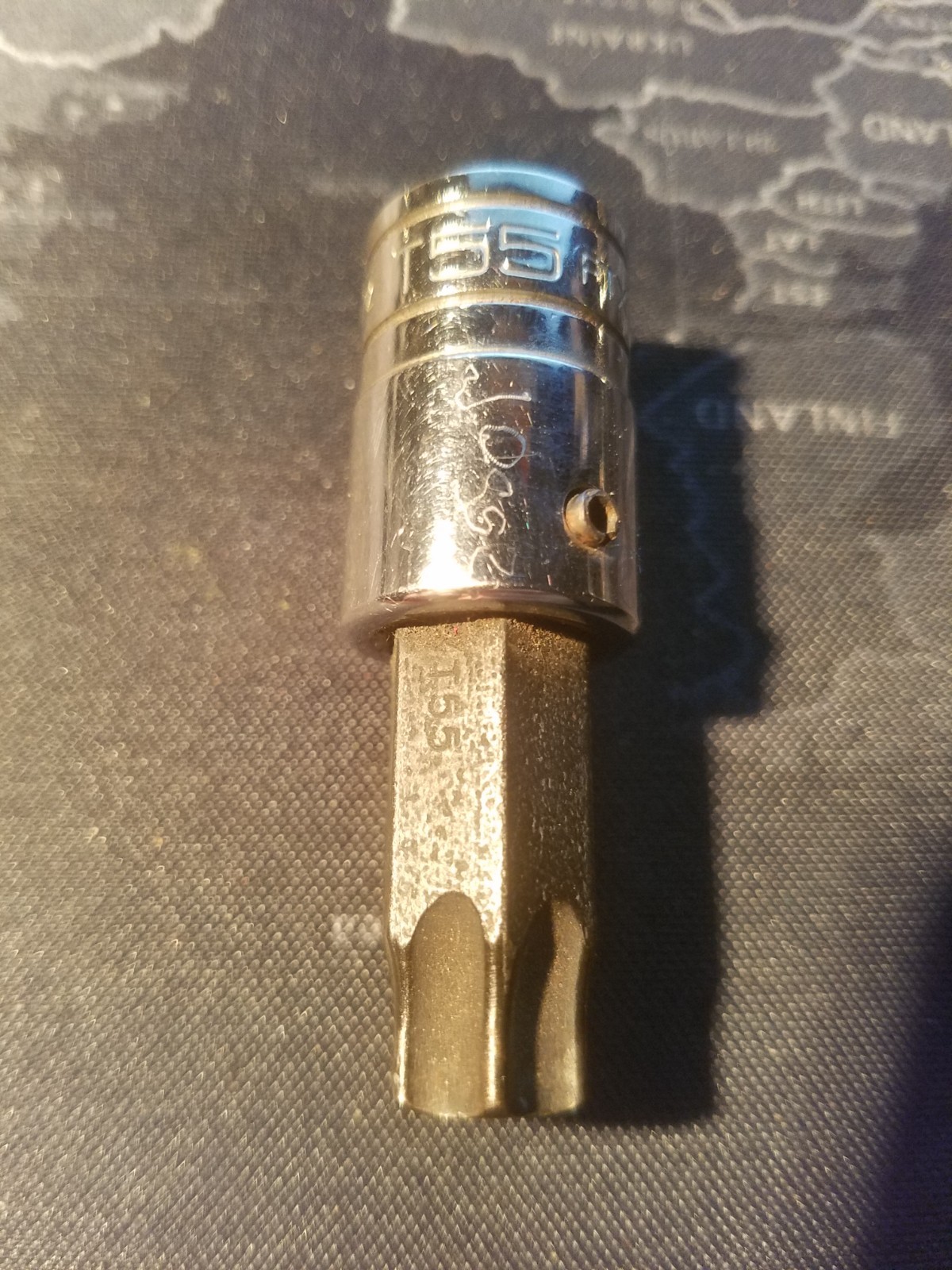 Snap On 3/8″ Drive T55 Torx Bit Socket # FTX55 MADE IN THE USA