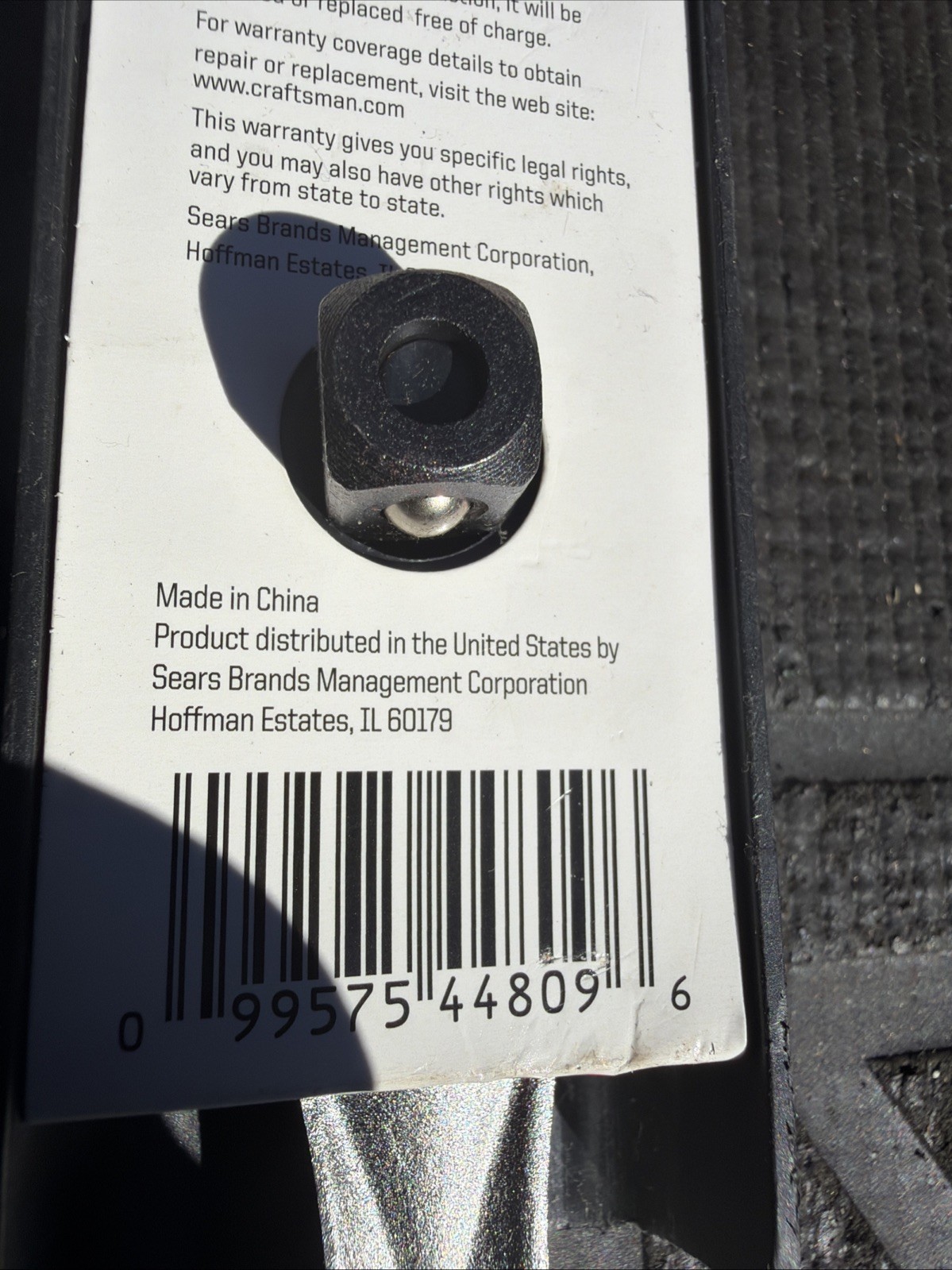 Sears Craftsman Nos 1/2” Drive Teardrop Quick Release Ratchet 44809