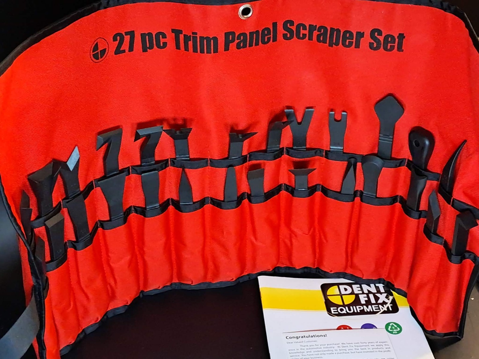 dentfix equipment trim panel scraper 27 piece set DF-623TPS
