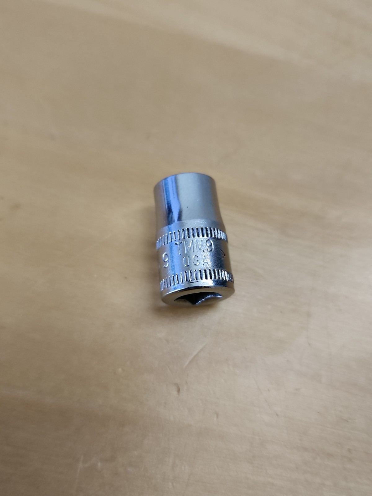 Snap On Tools 9mm Shallow Socket 1/4″ Drive 6 Point TMM9 Made in USA
