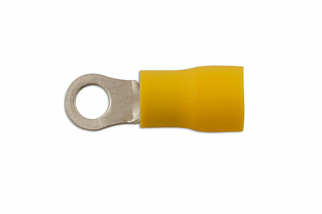 Connect 30222 Yellow Ring Terminal 13.0mm Pk 100