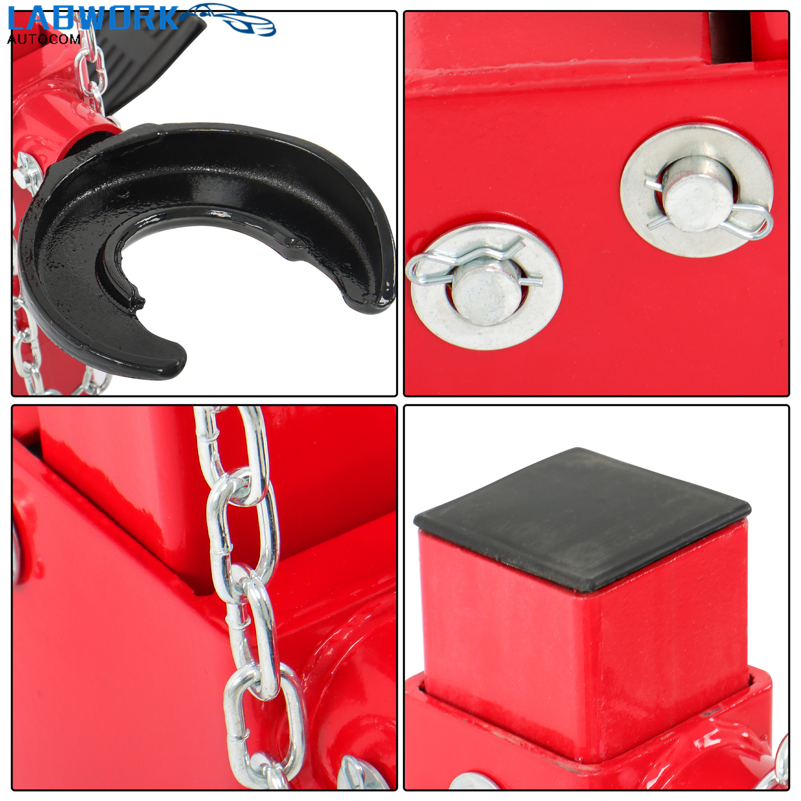 4.5T Strut Coil Spring Compressor Hydraulic Compressor Tool with 4 Spring Clasps