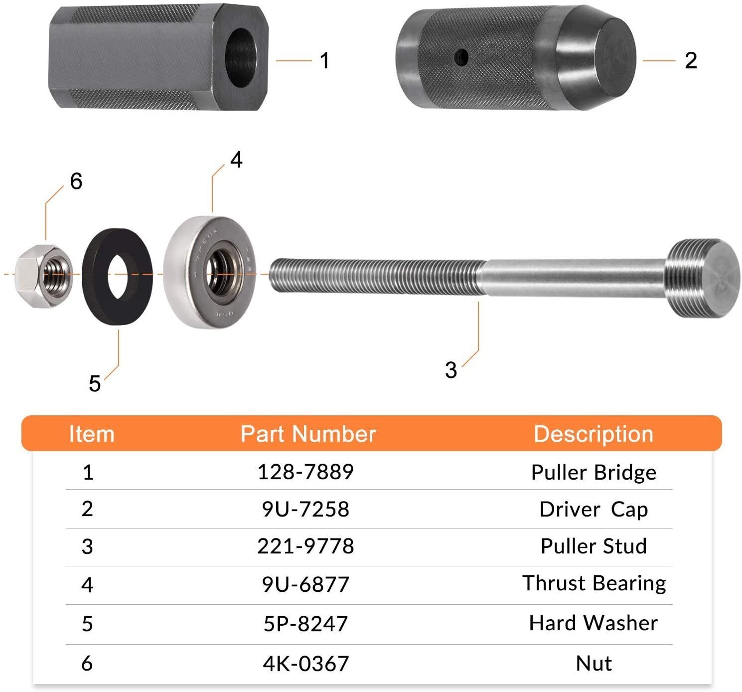 Injector Sleeve Remover Installer Set,Injector Height Tool+Engine Barring Socket